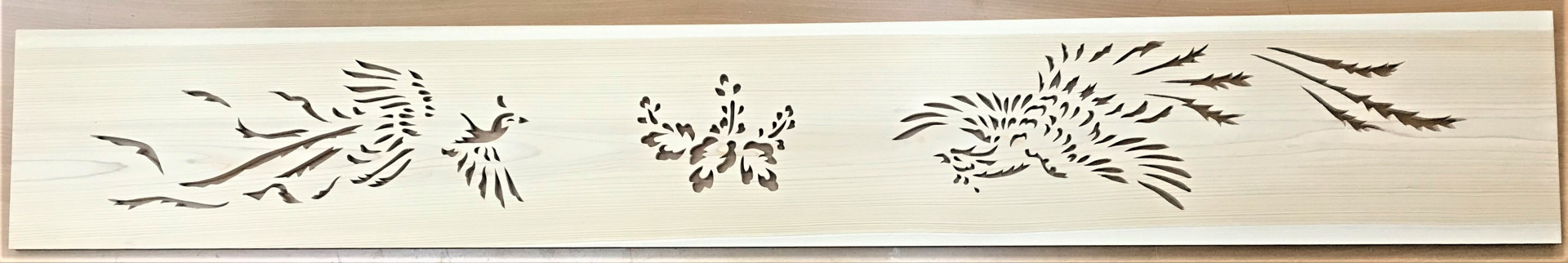 透かし欄間を製作しました。