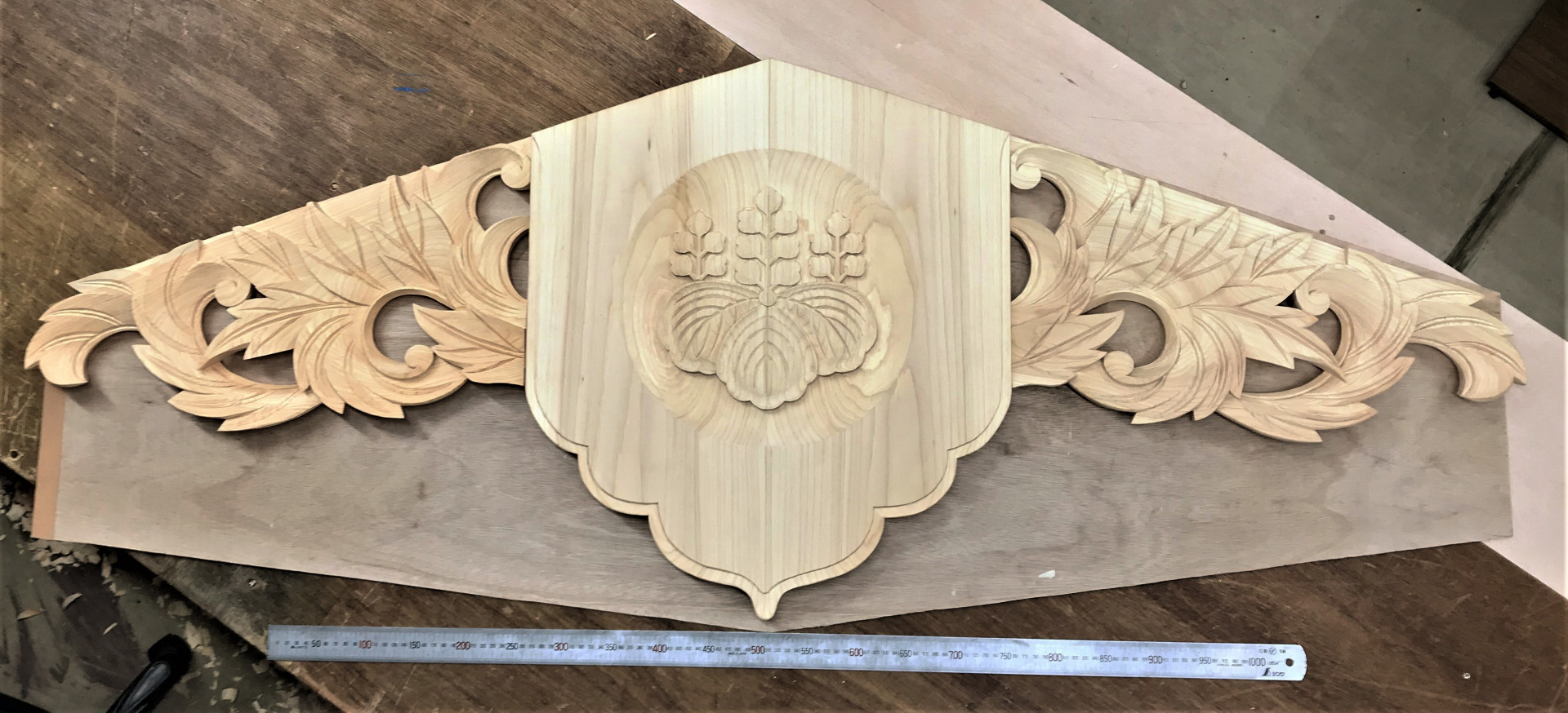 変わった別注オリジナル懸魚を製作しました。